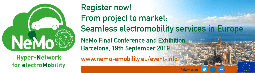 NeMo Final Conference and Exhibition – From project to market: seamless electromobility services in Europe